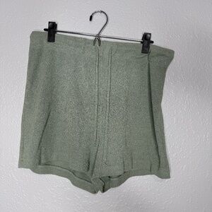 H&M Women's‎ Green String tie shorts Large